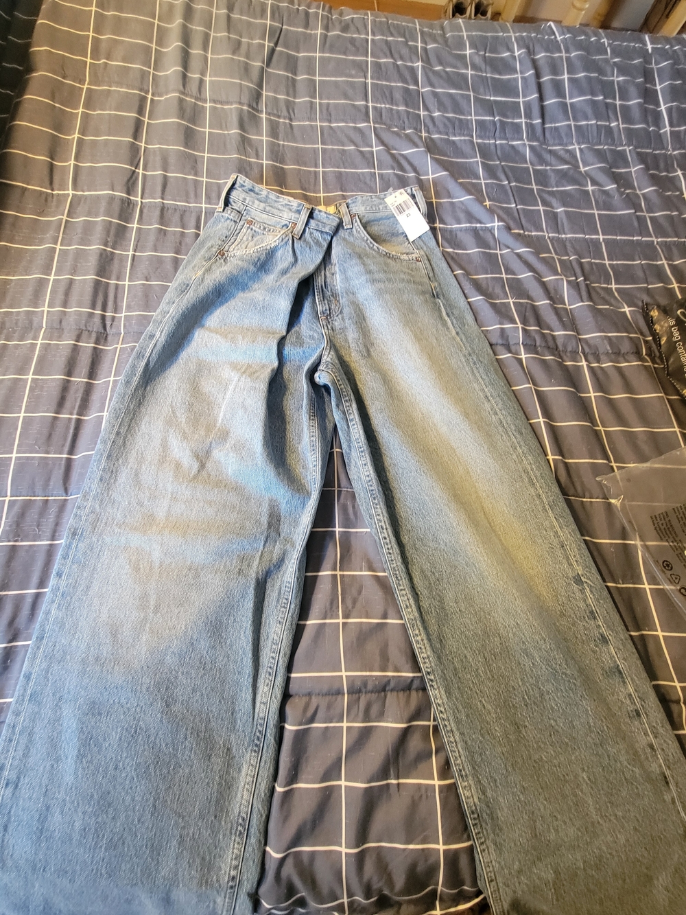 Agolde Vana fold Jean NW/T Size 23